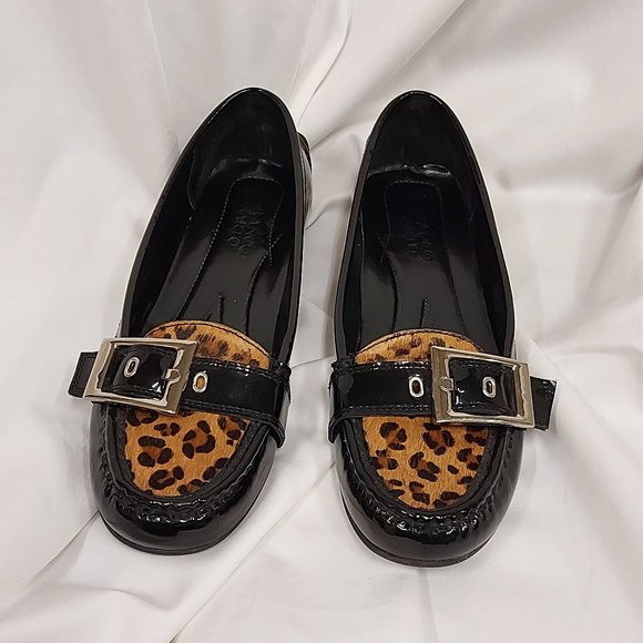 Franco Sarto Leopard Flats